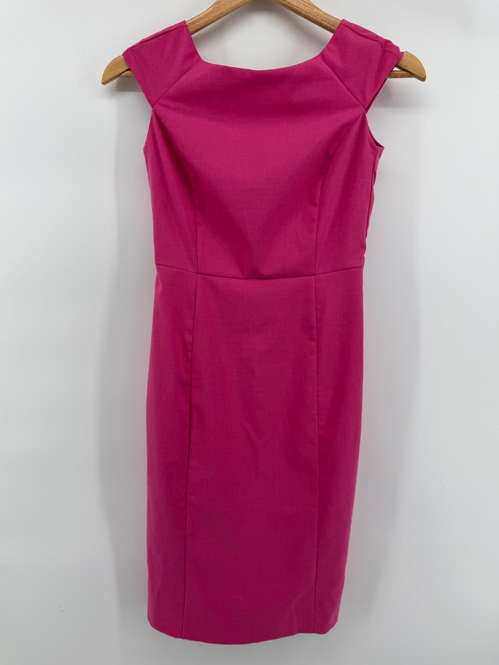 Banana Republic Bright Fuchsia Midi Sheath Dress